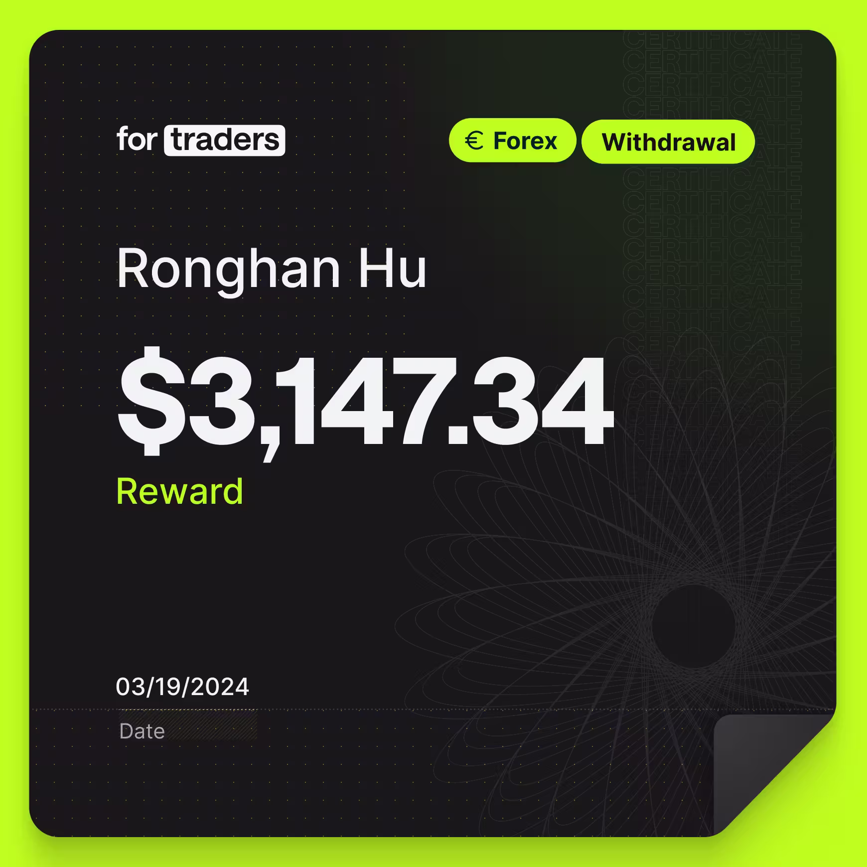 Rohgan reward certificate